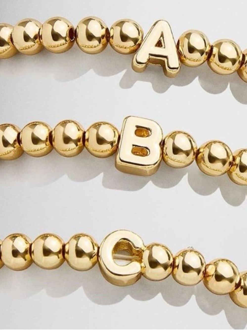 Baublebar Pisa “B”  Initial Bracelet